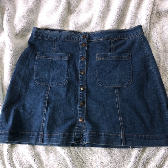 Forever 21 Dresses & Skirts - Plus Size Denim Skirt